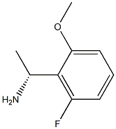 (1R)-1-(6-FLUORO-2-METHOXYPHENYL)ETHYLAMINE 结构式