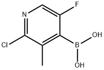 (2-Chloro-5-fluoro-3-methylpyridin-4-yl)boronicacid