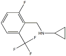 (1R)CYCLOPROPYL[6-FLUORO-2-(TRIFLUOROMETHYL)PHENYL]METHYLAMINE 结构式