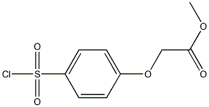 METHYL [4-(CHLOROSULFONYL)PHENOXY]ACETATE 结构式