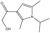 2-HYDROXY-1-(1-ISOPROPYL-2,5-DIMETHYL-1H-PYRROL-3-YL)ETHANONE 结构式