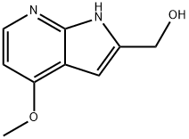 2-甲醇-4-甲氧基-7-氮杂吲哚 结构式