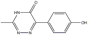 6-(4-HYDROXYPHENYL)-3-METHYL-1,2,4-TRIAZIN-5(4H)-ONE 结构式