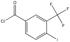 4-IODO-3-(TRIFLUOROMETHYL)BENZOYL CHLORIDE 结构式