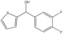 3,4-DIFLUOROPHENYL-(2-THIENYL)METHANOL 结构式