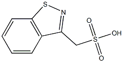 1,2-BENZISOTHIAZOLE-3-METHANESULFONIC ACID 结构式