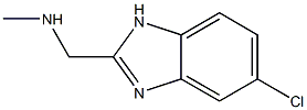 (5-CHLORO-1H-BENZOIMIDAZOL-2-YLMETHYL)-METHYL-AMINE 结构式