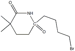 1-(4-Bromobutyl)-4,4-dimethylglutarimide 结构式