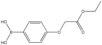 4-(2-ETHOXY-2-OXOETHOXY)BENZENEBORONIC ACID 结构式