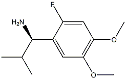 (1R)-1-(2-FLUORO-4,5-DIMETHOXYPHENYL)-2-METHYLPROPYLAMINE 结构式