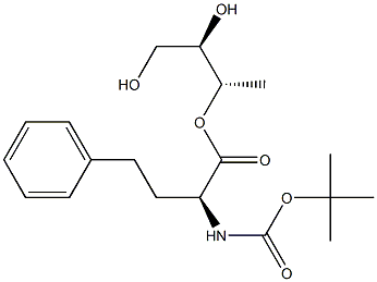 ERYTHRO-N-BOC-L-HOMOPHENYLALANINE EPOXIDE 结构式