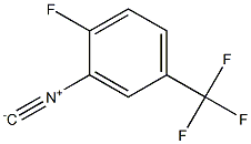 2-FLUORO-5-(TRIFLUOROMETHYL)-PHENYLISOCYANIDE 结构式