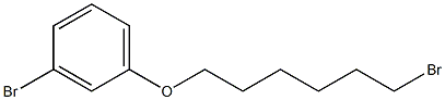 1-Bromo-6-(3'-bromophenoxy)hexane 结构式