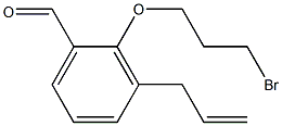 3-Allyl-2-(3-bromo-propoxy)-benzaldehyde 结构式
