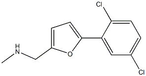 1-(5-(2,5-DICHLOROPHENYL)-2-FURYL)-N-METHYLMETHANAMINE 结构式