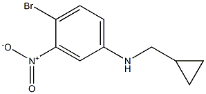 (1R)(4-BROMO-3-NITROPHENYL)CYCLOPROPYLMETHYLAMINE 结构式