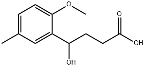 4-HYDROXY-4-(2-METHOXY-5-METHYL-PHENYL)-BUTYRIC ACID 结构式