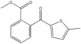METHYL 2-(5-METHYL-2-THENOYL)BENZOATE 结构式
