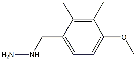 2,3-DIMETHYL-4-METHOXY-BENZYL-HYDRAZINE 结构式