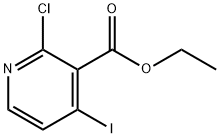 2-氯-4-碘烟酸乙酯 结构式