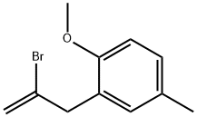 2-BROMO-3-(2-METHOXY-5-METHYLPHENYL)-1-PROPENE 结构式