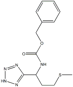 BENZYL [3-(METHYLTHIO)-1-(2H-TETRAZOL-5-YL)PROPYL]CARBAMATE 结构式