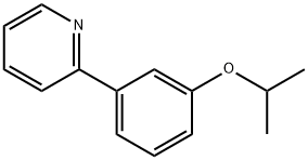 2-(3-ISOPROPOXYPHENYL)PYRIDINE 结构式