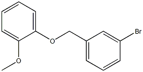 3-BROMOBENZYL-(2-METHOXYPHENYL)ETHER 结构式