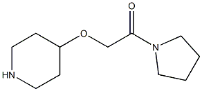 4-2-氧-2-吡咯啉-1-乙氧基哌啶 结构式