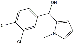 3,4-DICHLOROPHENYL-(1-METHYL-2-PYRROLYL)METHANOL 结构式