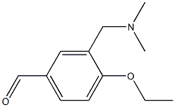 3-DIMETHYLAMINOMETHYL-4-ETHOXY-BENZALDEHYDE 结构式