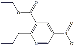 ETHYL 5-NITRO-2-PROPYLNICOTINATE 结构式