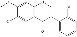 2',6-DICHLORO-7-METHOXYISOFLAVONE 结构式