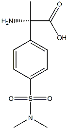 (2S)-2-AMINO-2-(4-[(DIMETHYLAMINO)SULFONYL]PHENYL)PROPANOIC ACID 结构式