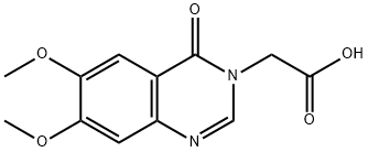 (6,7-DIMETHOXY-4-OXOQUINAZOLIN-3(4H)-YL)ACETIC ACID 结构式