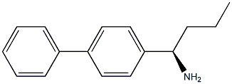 (1R)-1-(4-PHENYLPHENYL)BUTYLAMINE 结构式