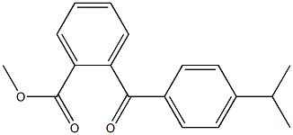 METHYL 2-(4-ISOPROPYLBENZOYL)BENZOATE 结构式