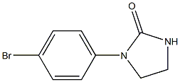 1-(4-BROMOPHENYL)TETRAHYDRO-2H-IMIDAZOL-2-ONE 结构式