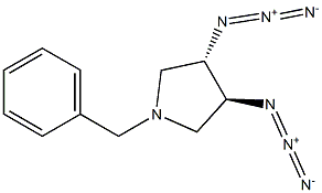 N-BENZYL-3,4-TRANS-DIAZIDO PYRROLIDINE 结构式