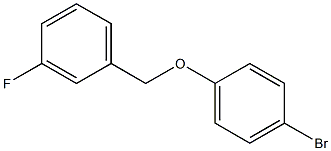 4-BROMOPHENYL-(3-FLUOROBENZYL)ETHER 结构式