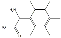 AMINO-PENTAMETHYLPHENYL-ACETIC ACID 结构式