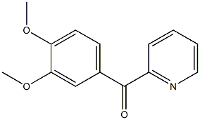 2-(3,4-DIMETHOXYBENZOYL)PYRIDINE 结构式