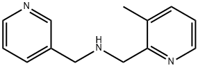 (3-METHYL-PYRIDIN-2-YLMETHYL)-PYRIDIN-3-YLMETHYL-AMINE 结构式