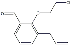 3-ALLYL-2-(2-CHLORO-ETHOXY)-BENZALDEHYDE 结构式