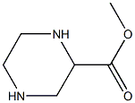 PIPERAZINE-2-CARBOXYLIC ACID METHYL ESTER 结构式