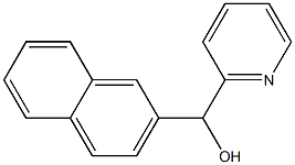 2-NAPHTHYL-(2-PYRIDYL)METHANOL 结构式