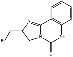 2-(BROMOMETHYL)-2,6-DIHYDROIMIDAZO[1,2-C]-QUINAZOLIN-5(3H)-ONE 结构式