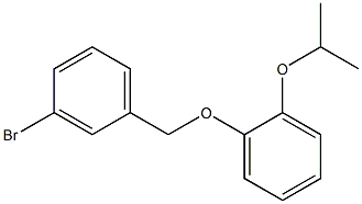 3-BROMOBENZYL-(2-ISOPROPOXYPHENYL)ETHER 结构式