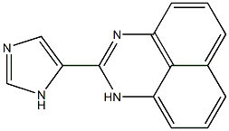 2-(1H-IMIDAZOL-5-YL)-1H-PERIMIDINE 结构式