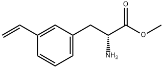 METHYL (2R)-2-AMINO-3-(3-VINYLPHENYL)PROPANOATE 结构式